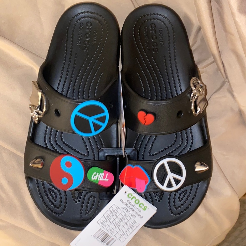 Black Peace Croc’s